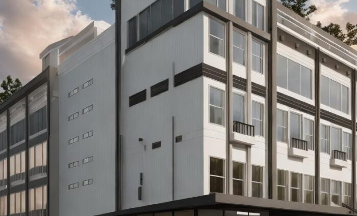 Mixed-Use Remodeling Building Tenant Improvement: 158 E 2nd Street, Pomona City, California, USA