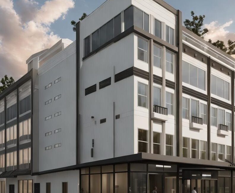 Mixed-Use Remodeling Building Tenant Improvement: 158 E 2nd Street, Pomona City, California, USA